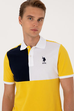 Erkek Regular Fit Polo Yaka Koyu Sar_ Ti__rt Sepette S_rpriz _ndirim - U.s. polo assn фото 2