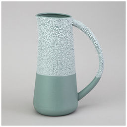 ВАЗА КОЛЛЕКЦИЯ ЖЕМЧУЖИНА 18,2*11,5*25,3СМ ЦВЕТ: МЯТНЫЙ