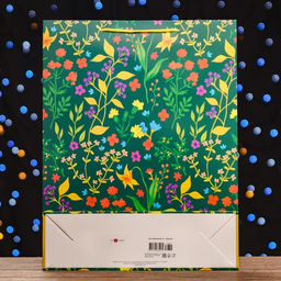 Пакет подарочный Цветочное поле 33 х 42,5 х 10 см - Simaland фото 3