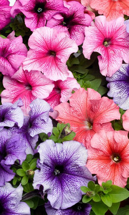 Петуния ПРИЗМ МОРОЖЕНОЕ МИКС F1 Компактная петуния с массивными цветками до 13 см!