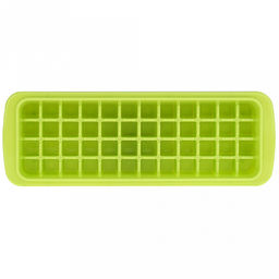 Форма для льда пластмассовая (мармелада) "Кубик - 48 штук" 25,4х9см h2,8см, цвета в ассортименте: сиреневый, голубой, серый, розовый, в п/эт пакете (Китай)