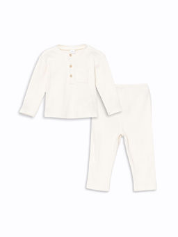 Hakim Yaka Erkek Bebek Ti??rt ve Tayt 2li