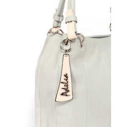 Сумка женская искусственная кожа ADEL-319, 1 отд, плечевой ремень, серый/розовый 259312 - Adelia фото 3