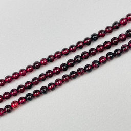 Бусины для украшений из Граната (130 бусин)