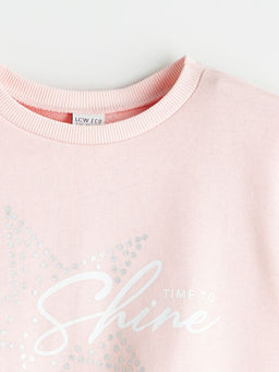 Bisiklet Yaka K?z ?ocuk Sweatshirt