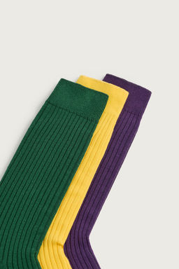 3-PACK OF STRIPED SOCKS - Zara фото 6