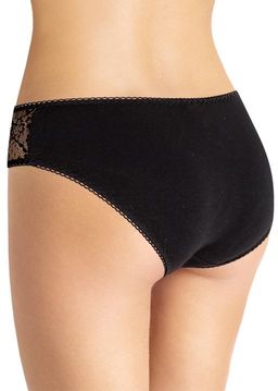 CLE C504 Трусы жен.Кружево хл. чёрный - Clever wear фото 2