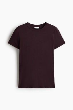 Camiseta de corte ajustado en punto el?stico