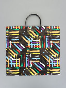 Цена за 10 шт. Пакет "Нейтрал ассорти", полиэтиленовый с пластиковой ручкой, 38 х 34 + 3 см, 90 мкм