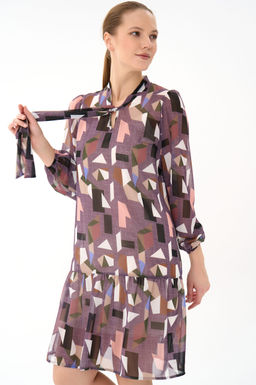 Платье Нежный акцент 2 (лиловый)