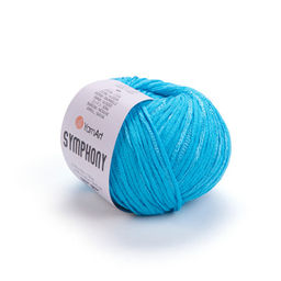 Симфония (Symphony) пряжа YarnArt 80%хлопок 20%вискоза 10х50г/125м  фото 24