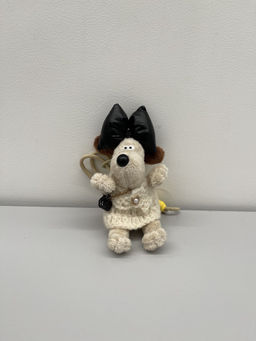 Брелок-dog Labbra LA-08 beige/nickel