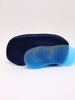 Маска для сна гелевая "Silk dreams", blue