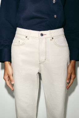 JEANS Z.03 STRAIGHT HIGH-WAIST LONG LENGTH - Zara фото 21