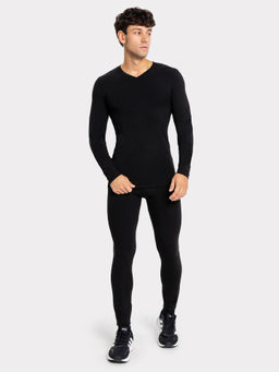 Прилегающий лонгслив "термо" черного цвета Mark Formelle