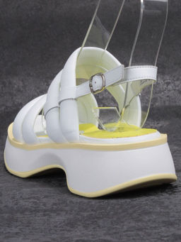 08-PEL266-2 WHITE Босоножки женские (натуральная кожа)