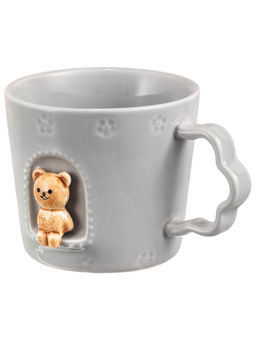 Кружка 250 мл 12*9,5*7,5 см "Медвежонок в домике" фарфор