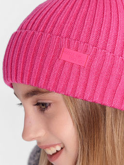 Шапка для девочек розовая - Mark formelle фото 9