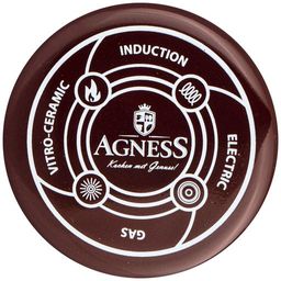 МИСКА AGNESS ЭМАЛИРОВАННАЯ С ПЛАСТИКОВОЙ КРЫШКОЙ, СЕРИЯ ТЮДОР, 20 Х 9 СМ / 1,7Л  фото 4