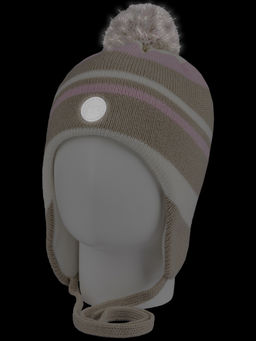 Шапка 11з15425 беж/светло-розовый