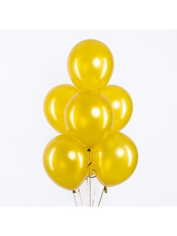 Воздушные шары латексные 12" «Золото», 100 шт.
