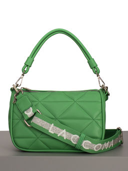 LACCOMA сумка Айлин-Ф826-зеленый эко кожа хлопок  фото 3