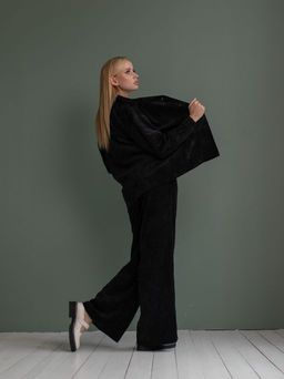 вельветовая рубашка 990-0578 - Трика фото 8