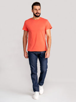 Футболка мужская короткий рукав GREG G145-RD-9012 (коралл)  фото 4