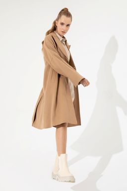 U. S. Polo Assn Женское пальто цвета верблюжьей шерсти - U.s. polo assn фото 2