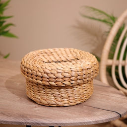 Салфетница плетёная 25×25×13 см