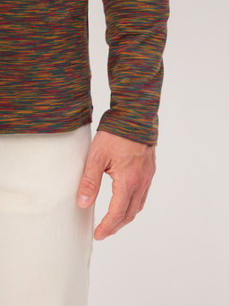 Футболка мужская длинный рукав GREG G165-KM-OR1059 (бордо)  фото 5