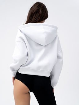 Толстовка укороченная футер 3х нитка с начесом. - Binita фото 6