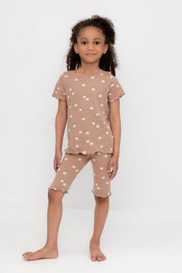 К 1632/беж,колокольчики пижама дет
