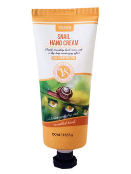 YEOSIM Питательный крем для рук с экстрактом слизи улитки / Snail Hand Cream, 100 мл
