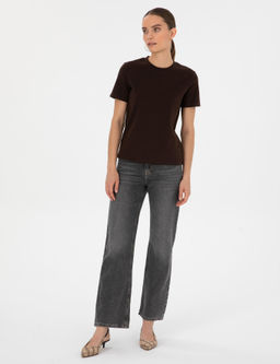 Kahverengi Regular Fit Basic Ti__rt - Pierre cardin фото 4