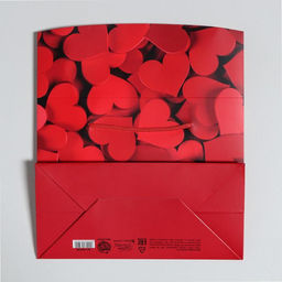 Цена за 2 шт. Пакеткоробка, подарочная упаковка, Love, 23?18?11 см