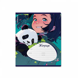 Цена за 10 шт. Тетрадь школьная ученическая ErichKrause Panda Hugs, 18 листов, линейка (в плёнке по 10 шт.)_MIX-PACK  фото 6