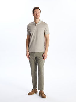 Polo Yaka K?sa Kollu Penye Erkek Ti??rt - Waikiki фото 3