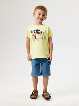 ACOOLA / Футболка детская для мальчиков Timor бледно-желтый  фото 5