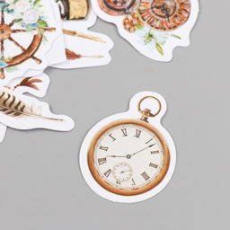 Наклейки для творчества Винтажные предметы набор 46 шт 6,4х4,4х1,1 см - Simaland фото 2