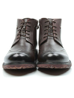 01-H9053-B1-SW5 BROWN Ботинки демисезонные мужские (натуральная кожа) - Фабричный китай фото 7