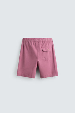 BERMUDA LAVADA REGULAR FIT / Rosa