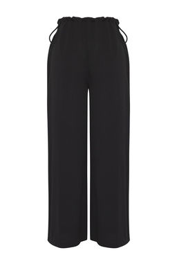 Trendyolmilla Siyah Dokuma Yandan Baglamal? Plaj Pantolon TBESS25PL00006 фото 6