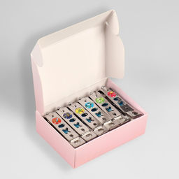 Цена за 12 шт. Кусачки книпсер маникюрные, с пилкой, 5.5 см, в коробке, МИКС - Qf фото 6