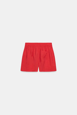 SHORTS FLUIDOS CINTURA EL?STICA / Rojo - Zara фото 8