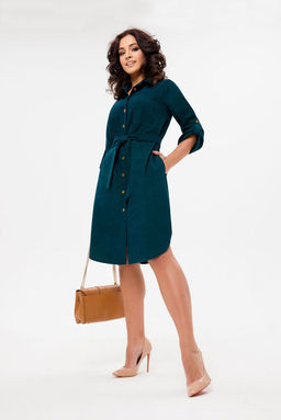 Платье-рубашка Аманда (46-56) - Serenada фото 5