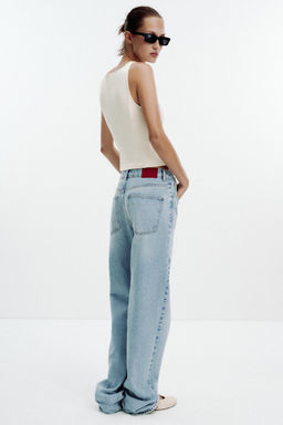 V-NECK INTERLOCK TOP - Zara фото 4