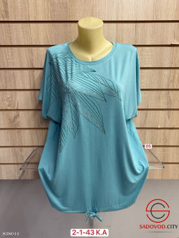 Футболка женская со стразами