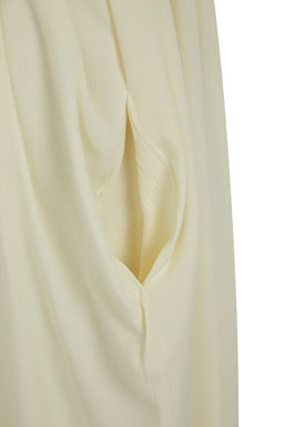 Bej Dokuma Buzgulu Maxi Plaj Elbise TBESS25EL00086