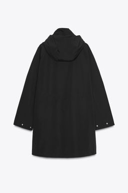 ADJUSTABLE WAIST HOODED JACKET - Zara фото 8